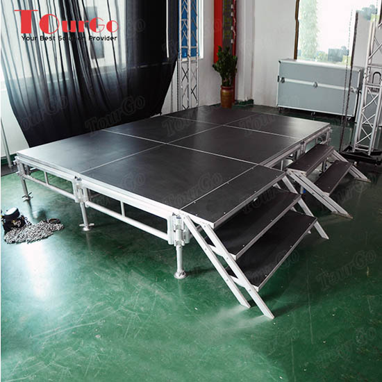  TourGo Concert Aluminum Stage System with Movable Stage Deck for Sale