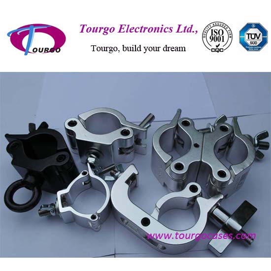Tourgo Aluminum  Coupler & Light Clamp--Truss Accessories