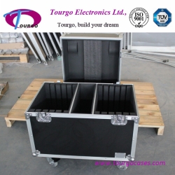 Road Case Package for 10pcs Base Plate