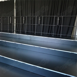 TourGo Wedding Stage Rental Rolling Stage Mobile Platform for Performance Stage