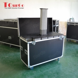  TourGo Stage Equipment System with Portable Aluminum Folding Stage Platform & Flight Case for Sale