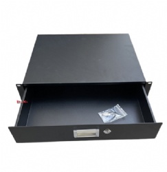 Storage 19 inch steel 2U rack drawer case