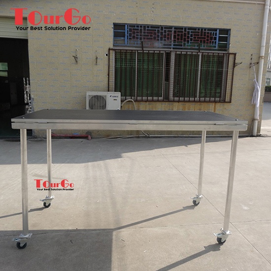 Non-slip Industrial Material Stage Platform With Wheels