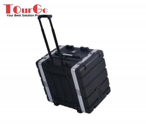 ABS Rack Case 6U Depth 17'' with Trolley and Wheel