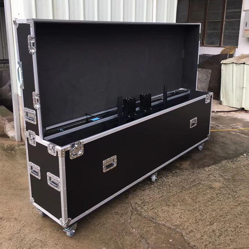 Large Capacity 100inch LCD/Plasma Electric Lift Aluminum Tv Flight Road Case With Reasonable Price