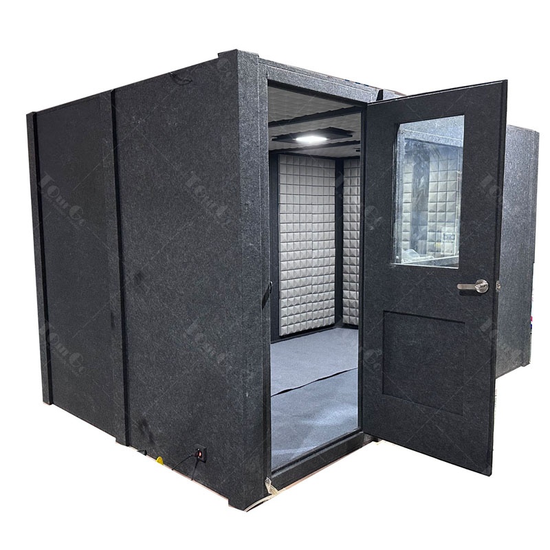 Modern Recording studio acoustic room soundproof meeting space for recording LIVE soundproof booth recording booth