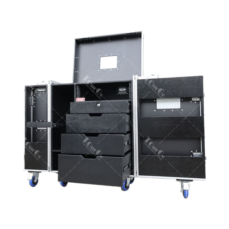 Customized Black Socket Drawer Tool Flight Cases