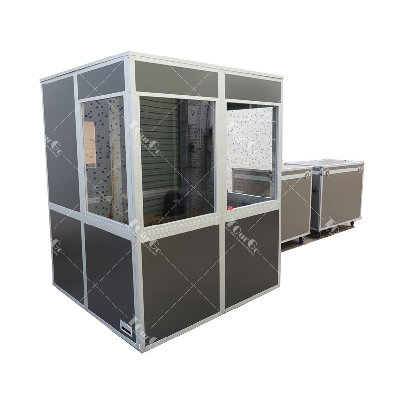 Two Person Simultaneous Translation Booth Sound Insulation Systems for ...