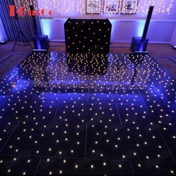 TourGO black LED Light Up Dance Floor 10ft *10 ft for wedding