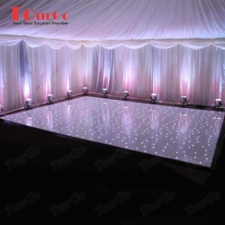 TourGo New Design Portable Twinkling White LED Dance Floor for Wedding Event by 12ft*10ft