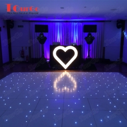 Tourgo Factory Price White Starlit Dance Floor for Wedding 22 x 20ft