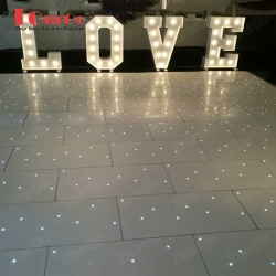 TourGo Fantastic Twinkling LED white Wedding Dance Floor 24 X 24 ft