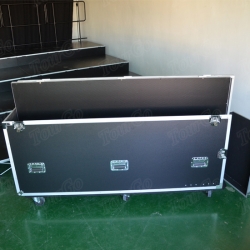 TourGo Event Stage for Sale with Stage Riser and Stage Platform Used Flight Case with Wheels