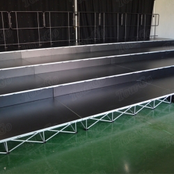 TourGo Modular Stage System with Aluminum Stage Platform Used Concert Stage Rental