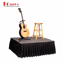  TourGo Portable Stage Design Aluminum Stage Platform with Modular Stage Ramp Used Music Stage Rental