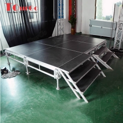  TourGo Concert Aluminum Stage System with Movable Stage Deck for Sale