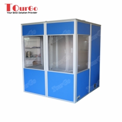 TourGo Light Weight blue Interpretation Booth for 2 Person Translate