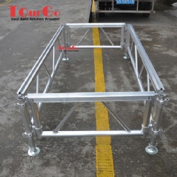 TourGo Aluminum Stage With Non-slip Stage Platform For Outdoor Event