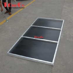 Adjustable Aluminum Outdoor Round Stage With Non-Slip Stage Platform