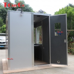 ISO 4043 2016 Norm Simultaneous Interpretation Booth With White Color