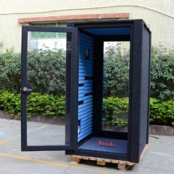 Soundproof acoustic booth glass recording studio/Office private pod/Soundproof booth glass room