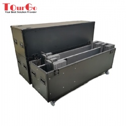 Adjustable stackable 50inch 55inch 65inch TV Plasma LCD LED Screen Display Flight Road Case