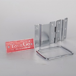 Case & Cabinet Metal Steel Hinge Flight Case Hardware Fitting Strut Hinge With Lid Stay 12 Holes Extra Large Size Rear Buckle