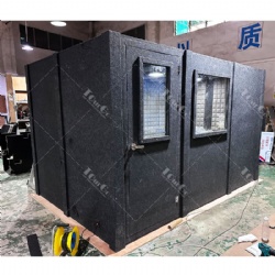 Modern Recording studio acoustic room soundproof meeting space for recording LIVE soundproof booth recording booth