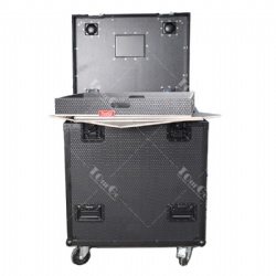 Black Cable and Truck Pack Cases Touring Flight Case