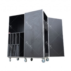 Touring performance wardrobe roadcase custom flight case