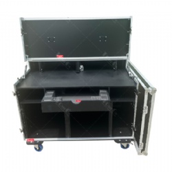 Mobile AV Broadcasting Video Streaming Production Recording Studio Workstation Flight Case