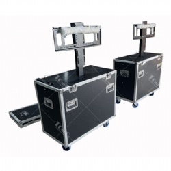 Smart TV Flight Case Customizable 32 Inch Motorised Lift Led Lcd TV Plasma Screen Flight Case