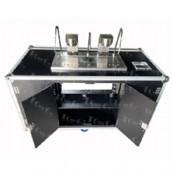 Custom Mobile Cart Build Out Road Case Espresso Coffee Machine Cart